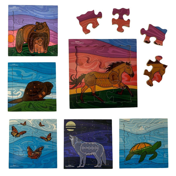 Indigenous Animals Puzzle Set 1