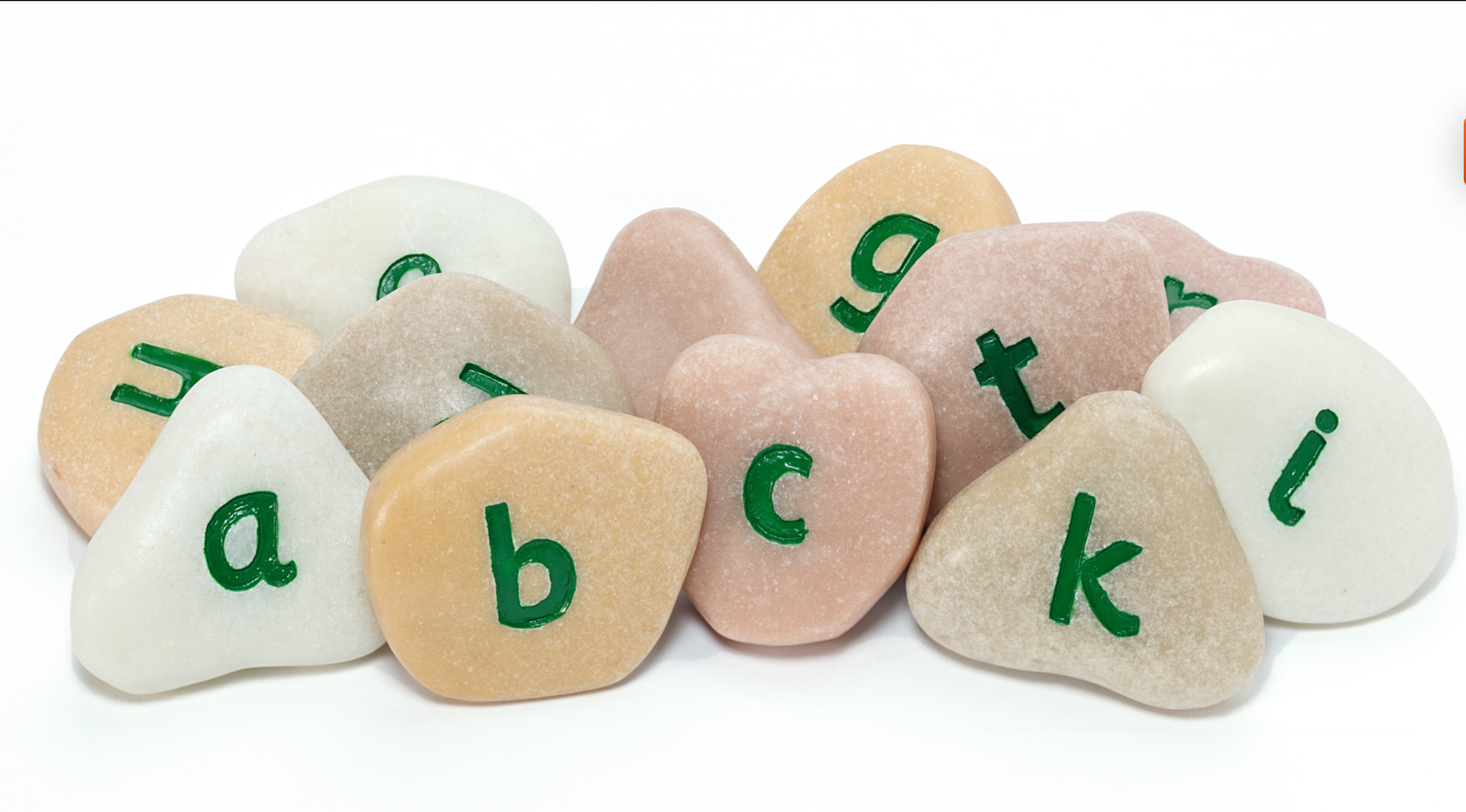 Word Building Pebble Set