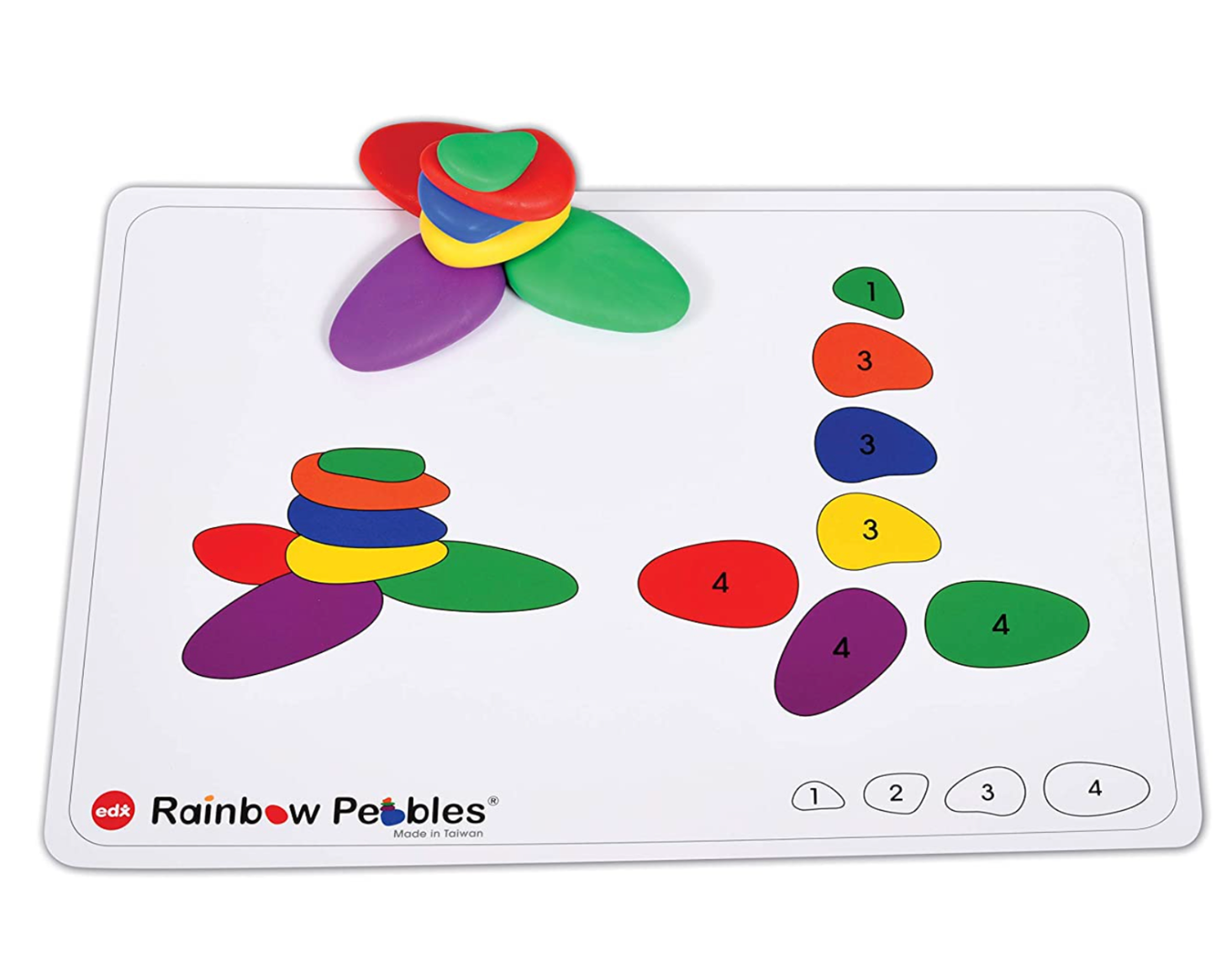 Rainbow Pebbles Activity Set