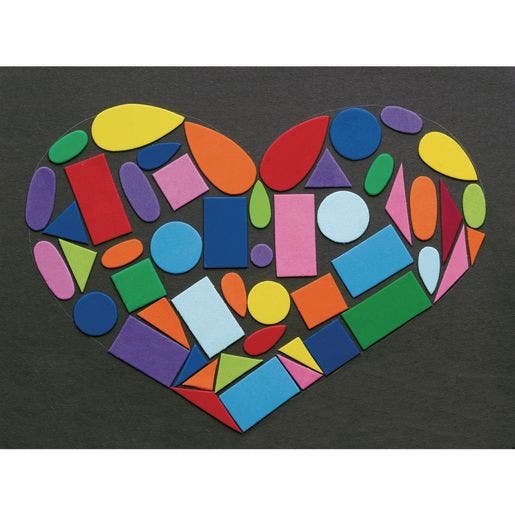 Self-Adhesive Foam Shapes 1000 pcs