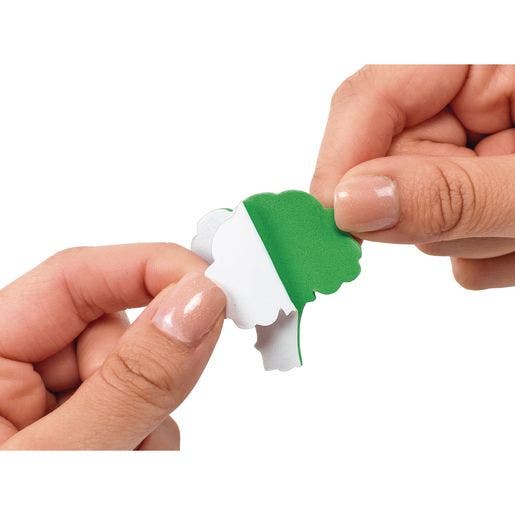 Self-Adhesive Fruit & Vegetable Foam Shapes 500 pcs