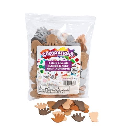 Self Adhesive Hands & Feet Foam Stickers