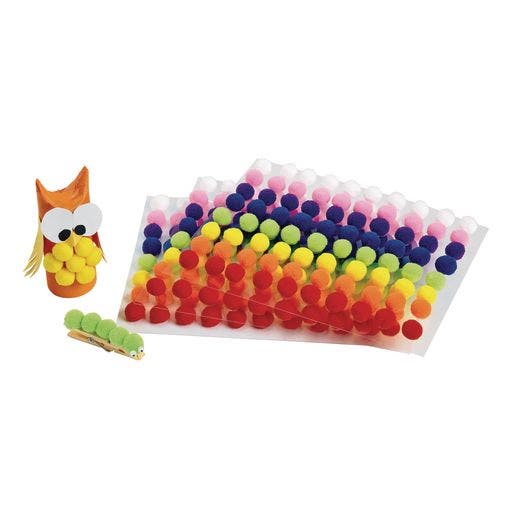 Self Adhesive Pom-Poms 240 pcs