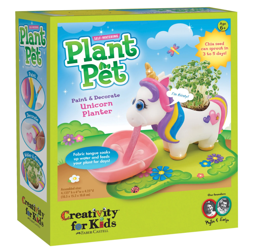 Self-Watering Plant Pet Unicorn by Creativity for Kids