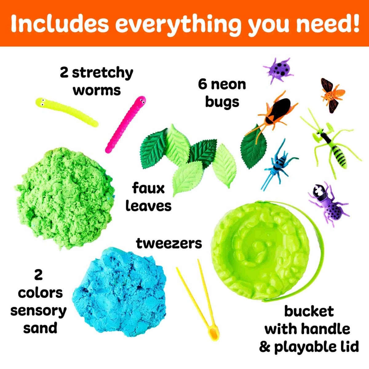 Sensory Adventure Neon Bugs by Creativity for Kids