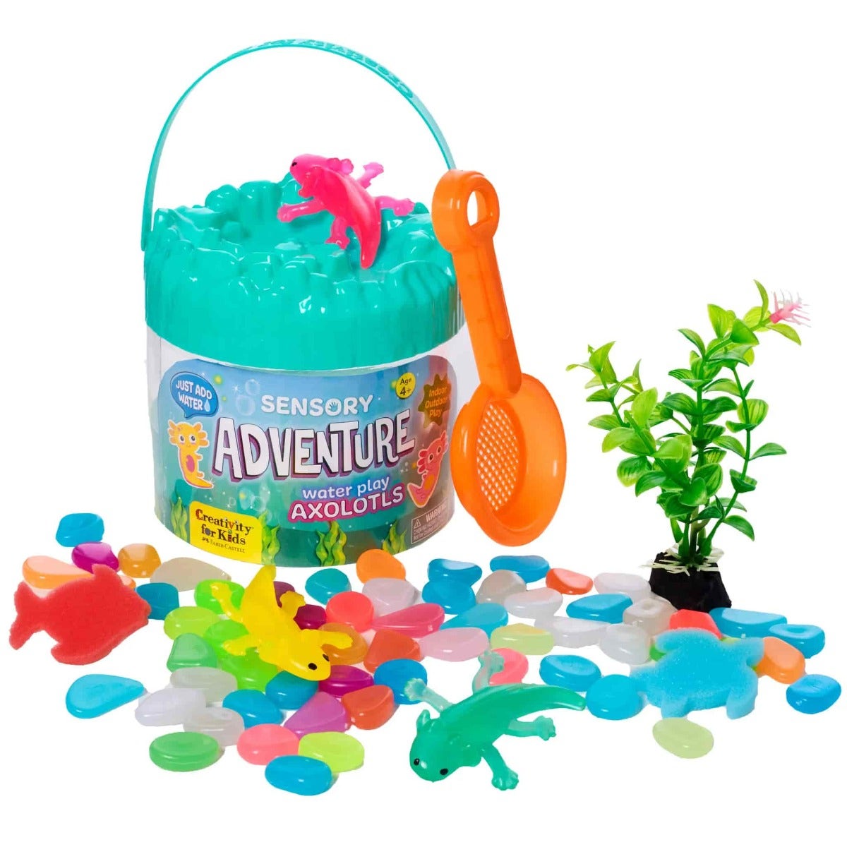 Sensory Adventure Water Play Axolotls by Creativity for Kids