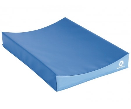 Changing Mat Curved Blue L 27 1/2 - W 19 3/4 - 2