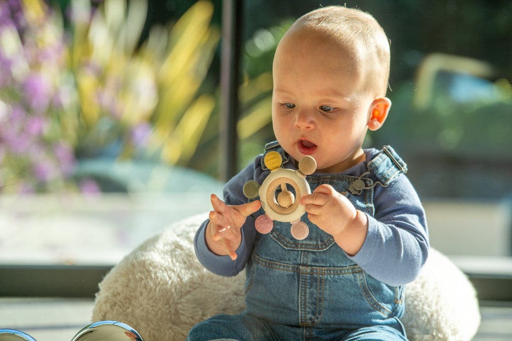 Silisoft Rattle Teether Earth