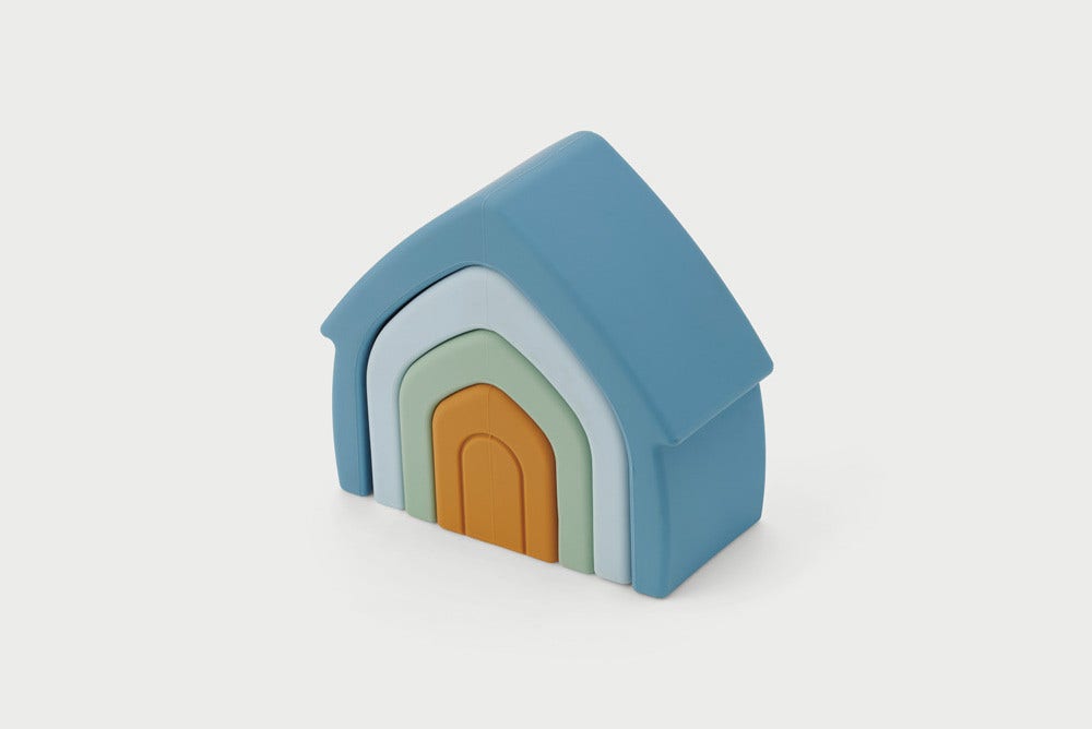 Silisoft Stacking Houses Neutral