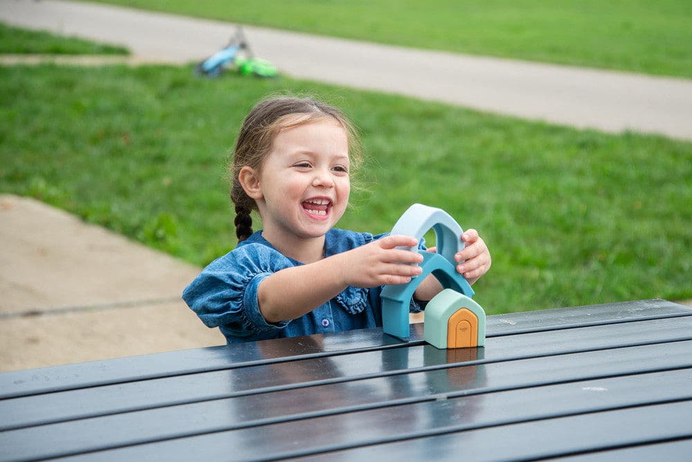 Silisoft Stacking Houses Neutral