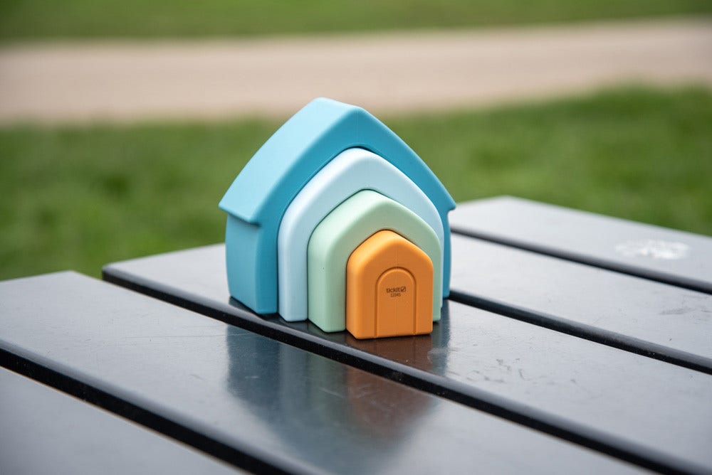 Silisoft Stacking Houses Neutral