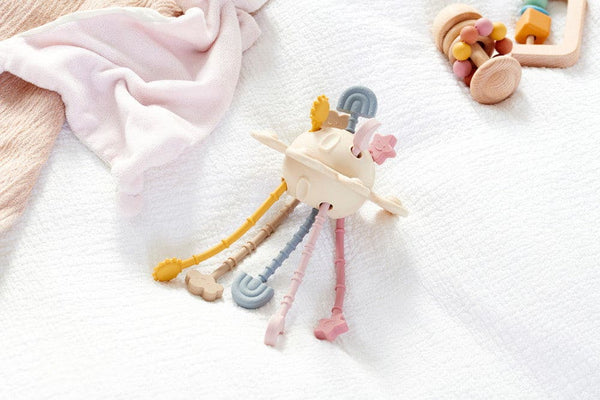 Silisoft Zip Pull Toy Earth