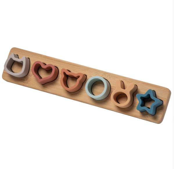 Simply Silicone Bamboo 6 pc Sorter