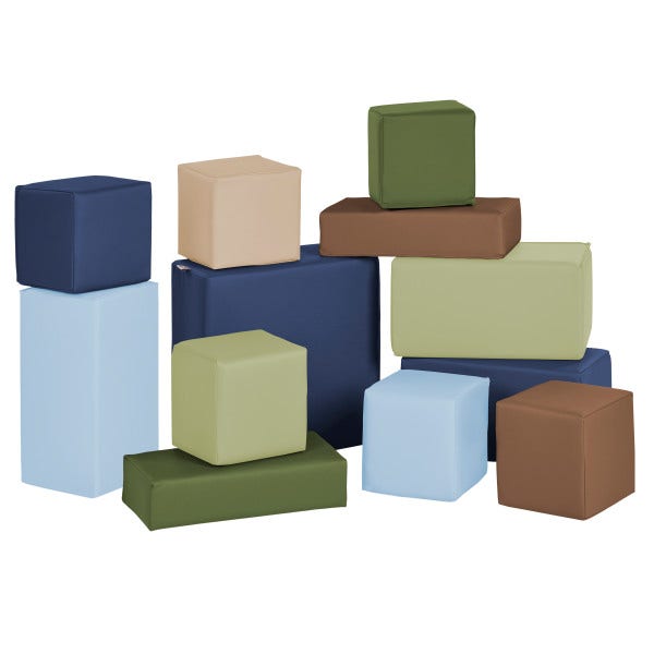SoftScape Big Block Set Earthtone 12-piece