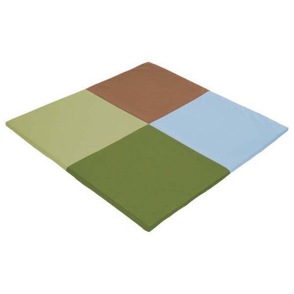SoftScape Squares Activity Mat Earthtones