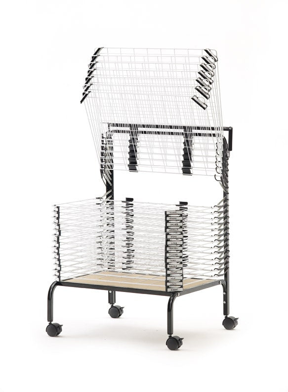 Spring Loaded Paint Drying Rack