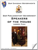 Canadian Government Lessons: Speakers of the House Ebook