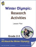 Winter Olympic Research Activities Gr. 2-3 Lesson Plan Ebook