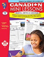 Canadian Mini Lessons - Reading Writing Grammar Grade 4 (ebo