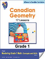 Canadian Geometry Lessons for Grade 1 (eBook) Ebook