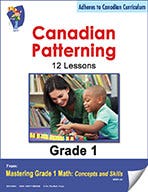 Canadian Patterning Lessons for Grade 1 (eBook) Ebook