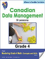 Canadian Data Management Lessons for Grade 4 (eBook) Ebook