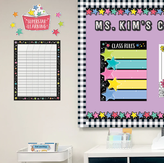 Star Bright Classroom Essentials 4-Chart Pack