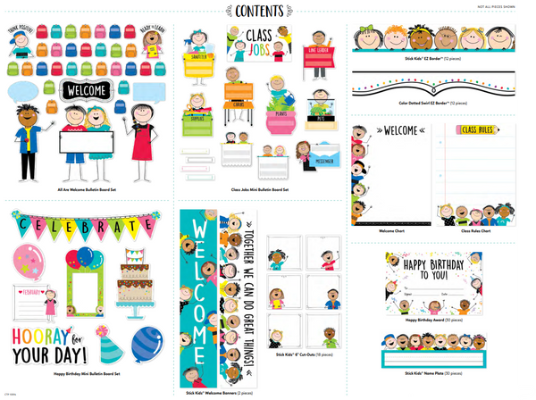 Stick Kids Curated Classroom Decor Set