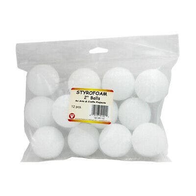 Styrofoam Balls 2 inch 12 pcs
