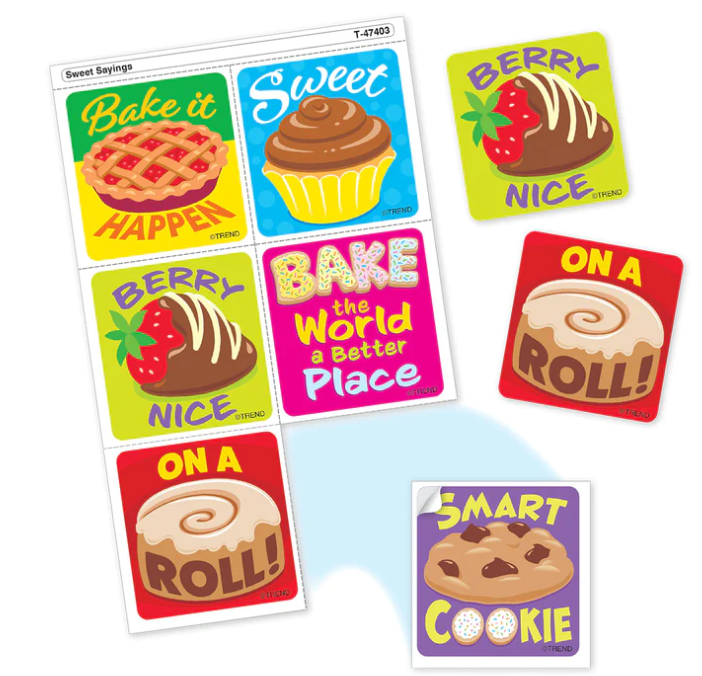 Sweet Sayings Tear and Share Stickers