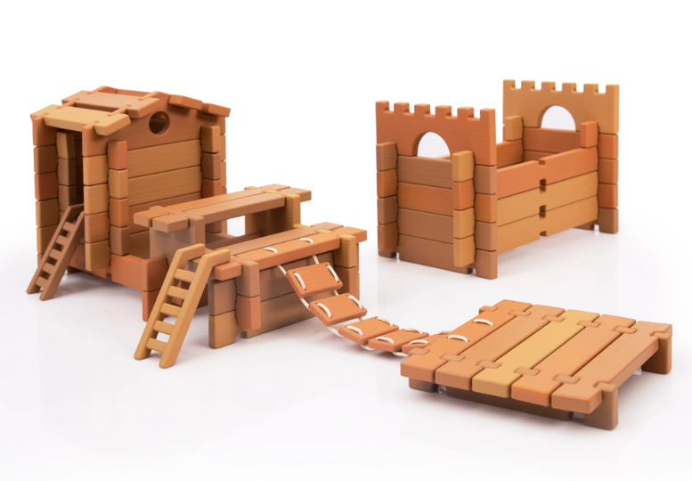 Tabletop Notch Blocks Western 129 pc