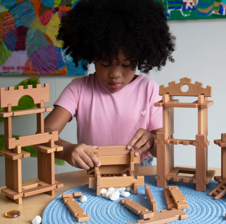 Tabletop Notch Blocks Western 129 pc