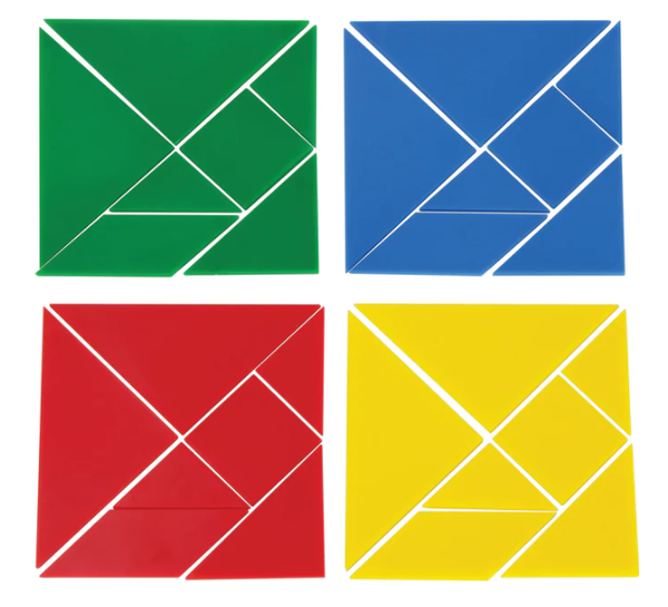 Tangrams 4 sets