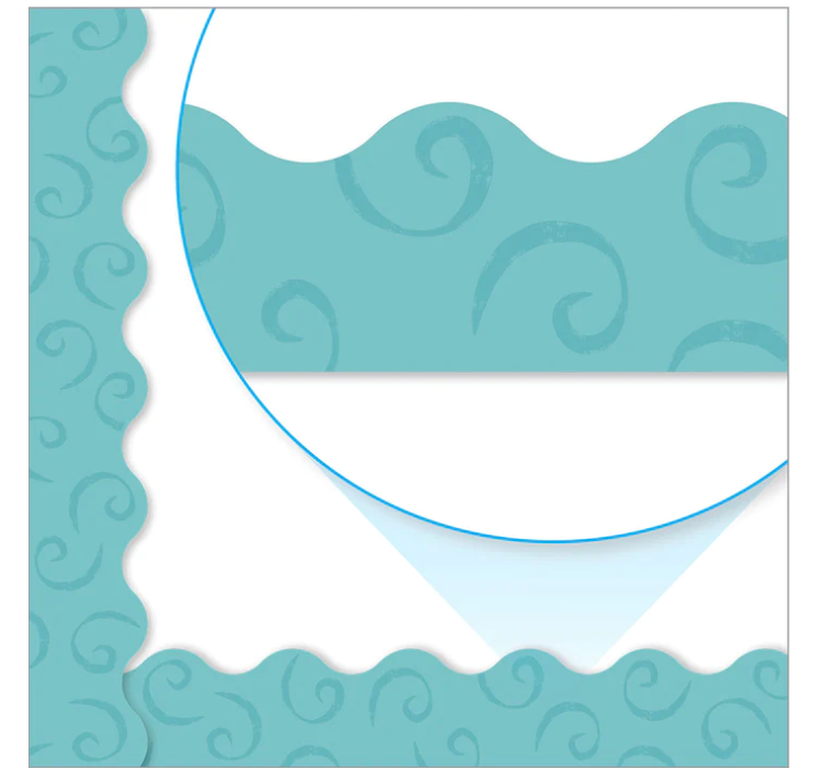 Good to Grow Teal Swirls Terrific Trimmers