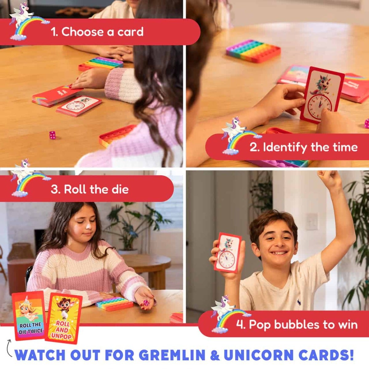 Telling Time Card Pack