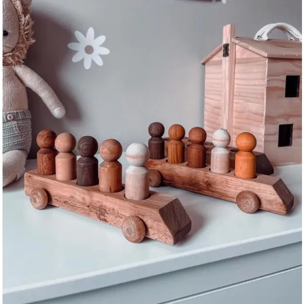 Ten Frame & Five Frame People Vehicles with Peg People Collection