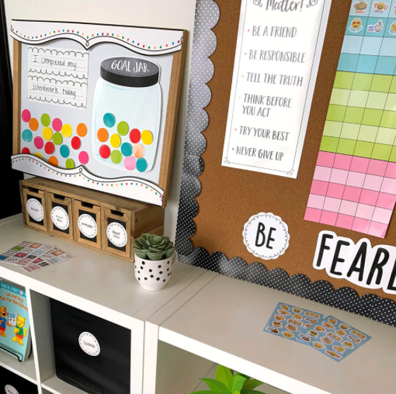 The At Home Classroom Core Decor Bulletin Board Set