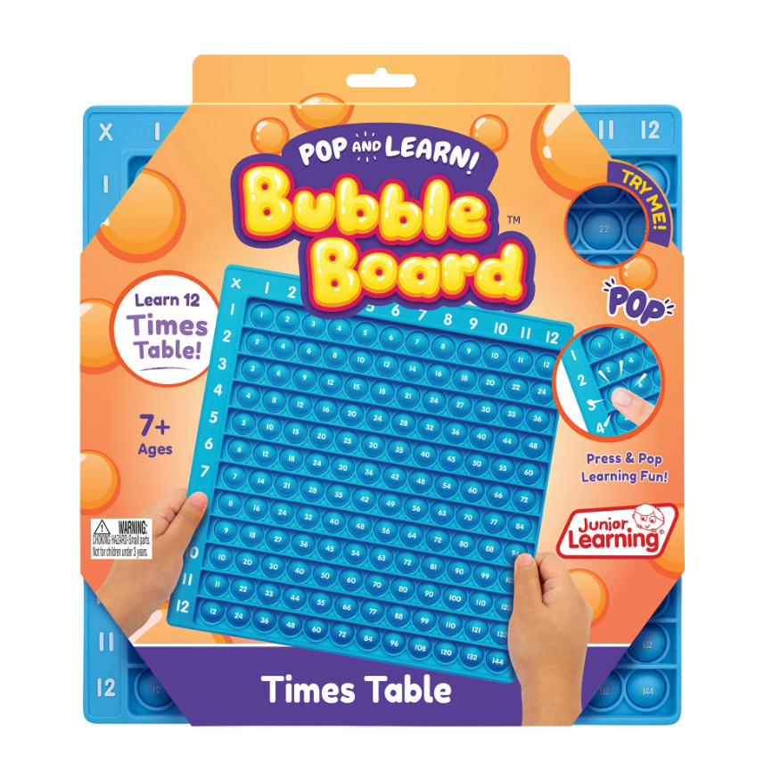 Times Table Bubble Board