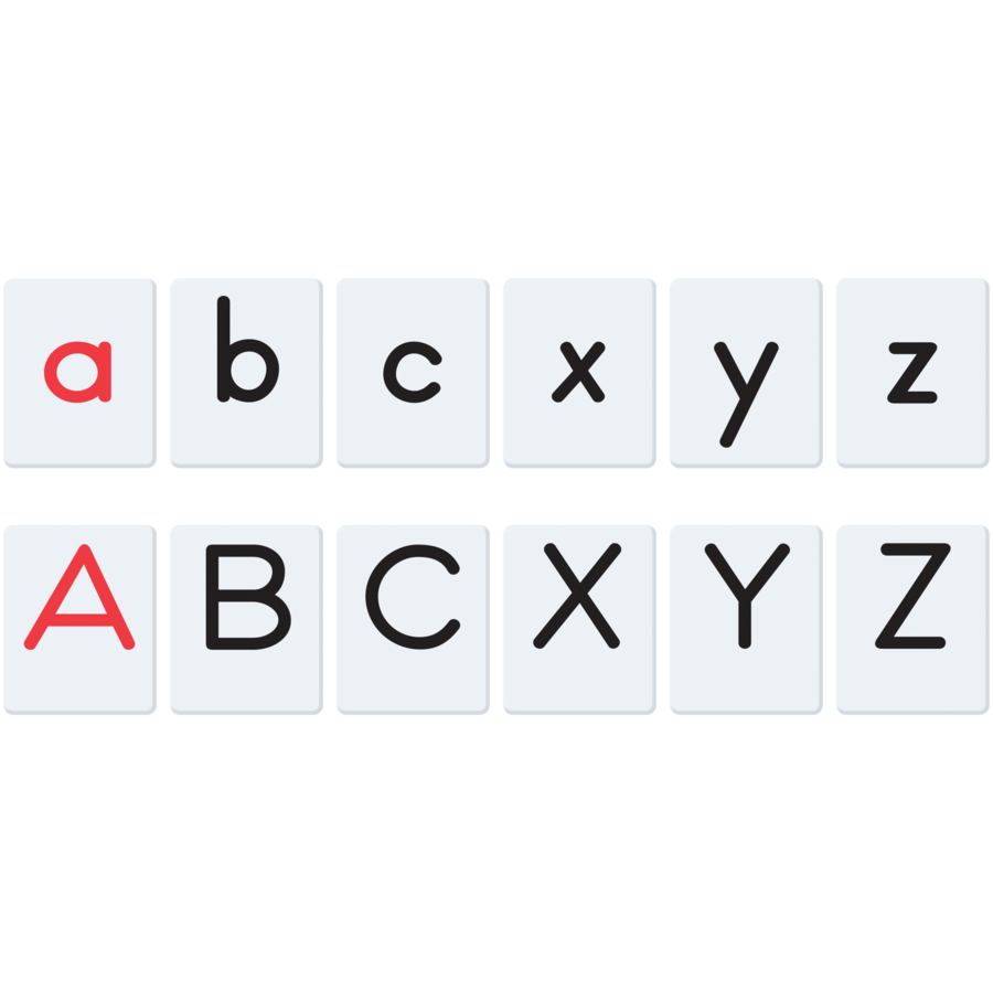 Two Sided Alphabet Letter Tiles
