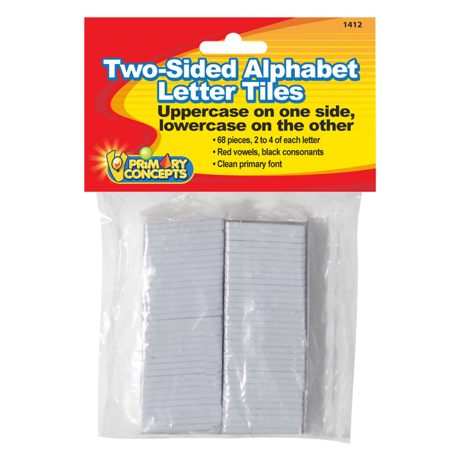 Two Sided Alphabet Letter Tiles