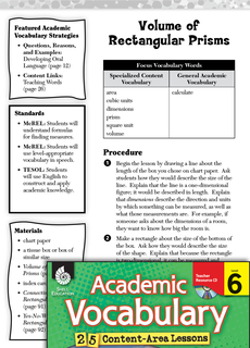 Volume of Rectangular Prisms Ebook