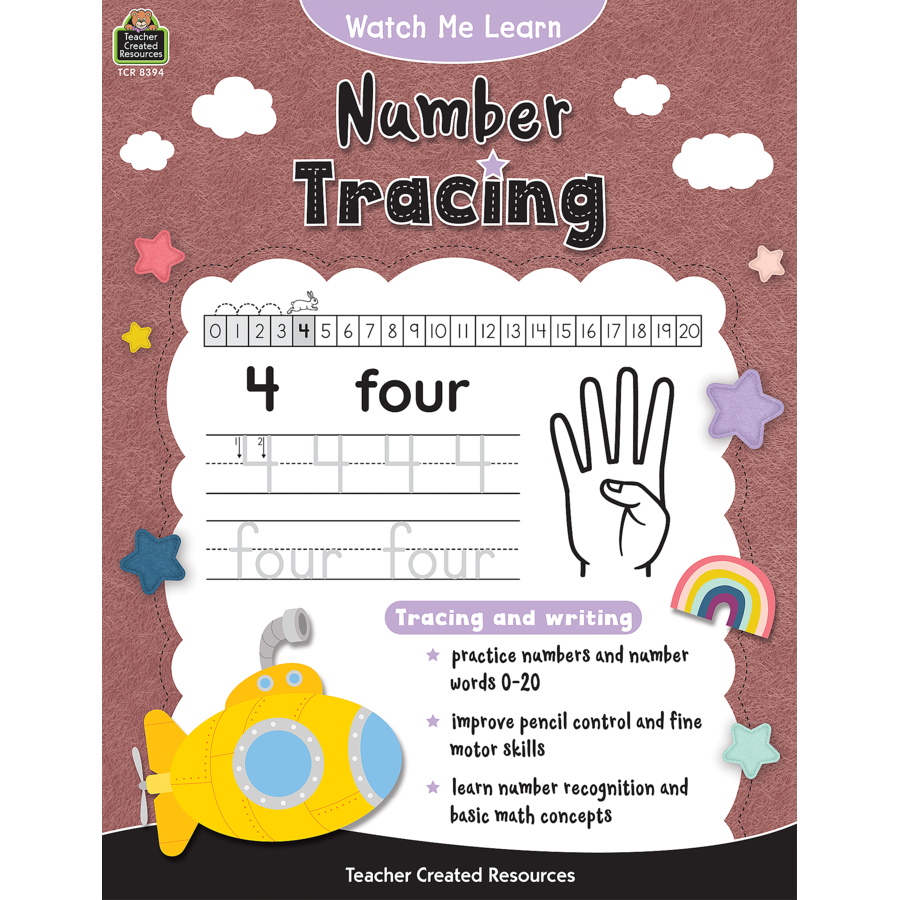 Watch Me Learn Number Tracing