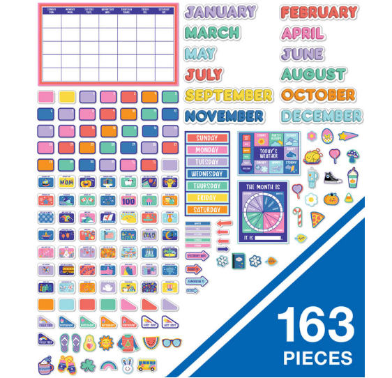 We Stick Together Calendar Bulletin Board Set
