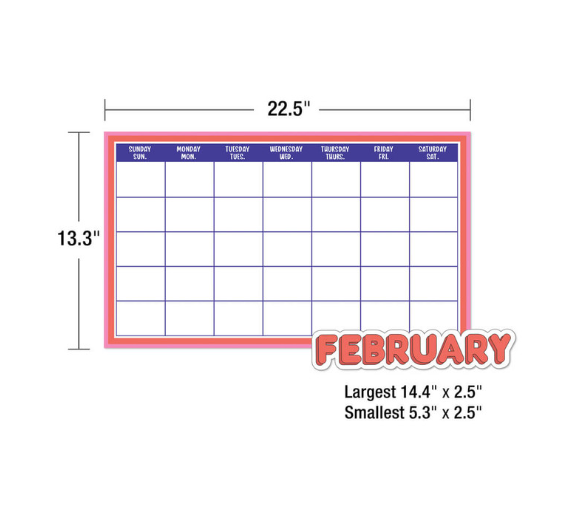 We Stick Together Calendar Bulletin Board Set