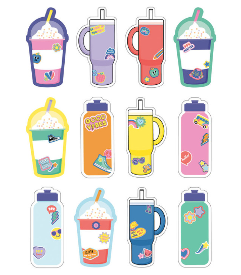 We Stick Together Cups & Water Bottles Cutouts