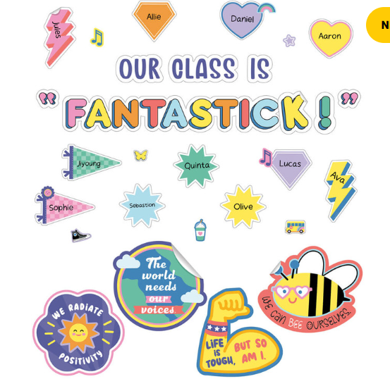 We Stick Together Our Class is Fantastic Bulletin Board Set
