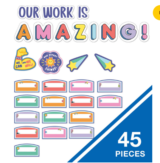 We Stick Together Our Work Is Amazing PrePunched Bulletin Bo