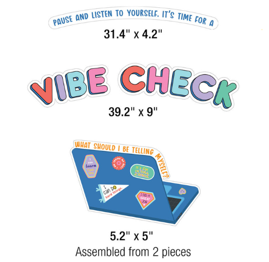 We Stick Together Vibe Check Bulletin Board Set