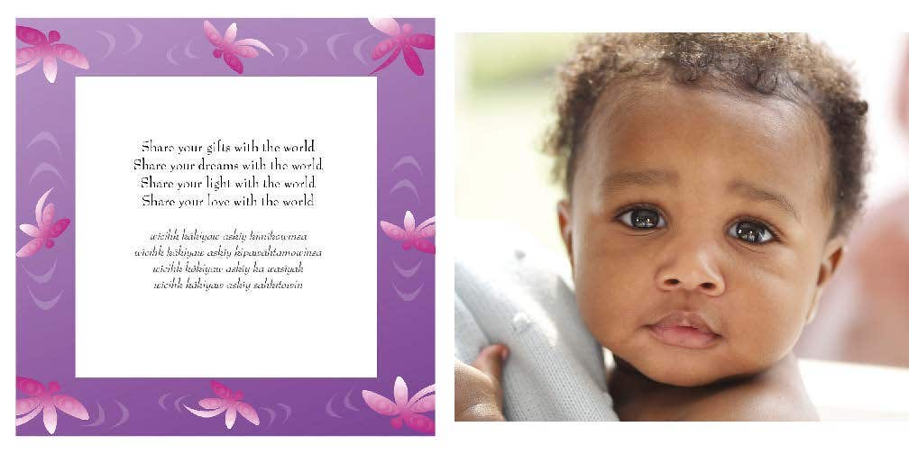 Welcome Song for Baby Ni Nikamon Tawaw Nipepimis