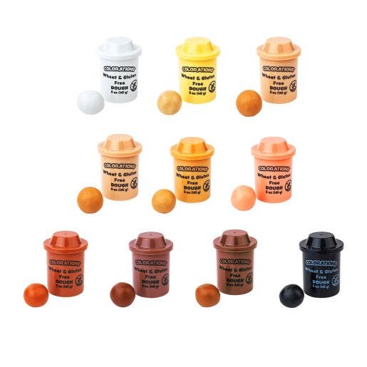 Wheat & Gluten Free Colors Like Me Dough 10 Colors 5oz each